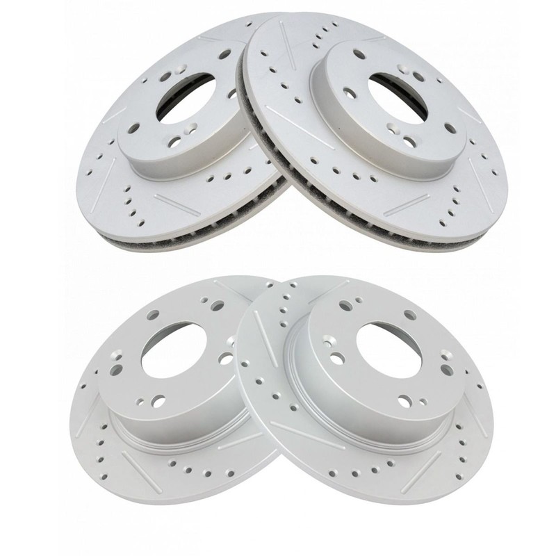 TRQ Performance Brake Rotors Set For 2003-2007 Honda Accord gallery