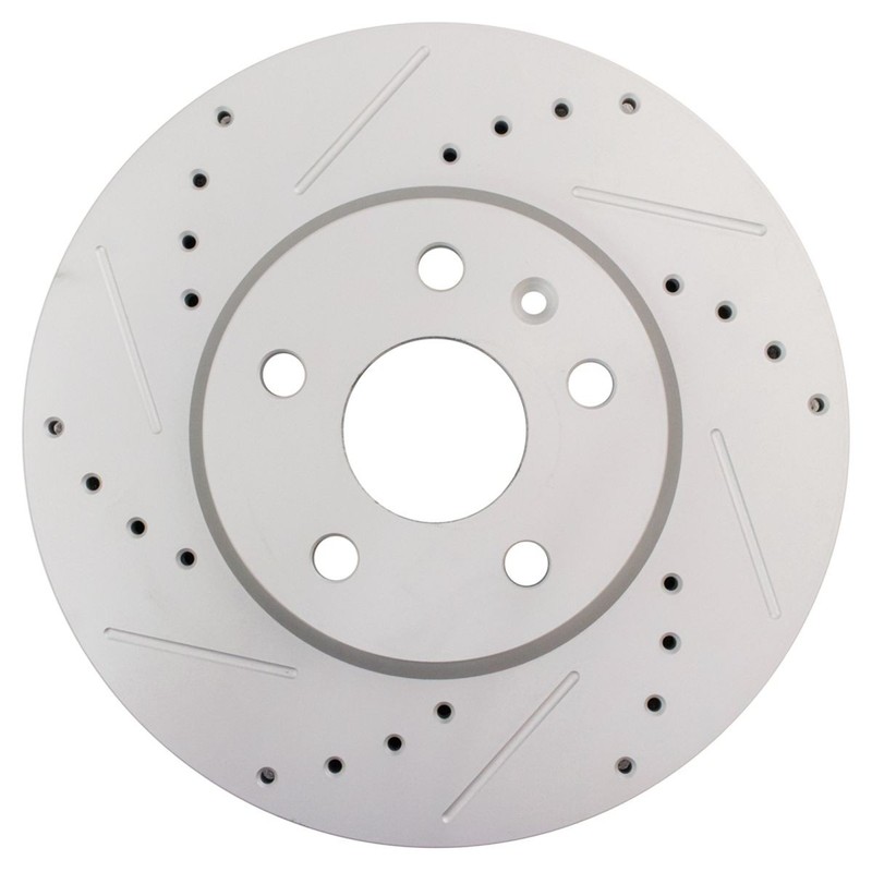 TRQ Drilled Brake Rotor Set Fits Chevrolet Camaro Impala Malibu LaCrosse Regal gallery