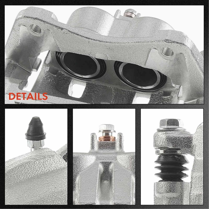 Brake Rotors & Ceramic Brake Pads + Caliper for cura MDX 07-13 ZDX 330mm Front gallery