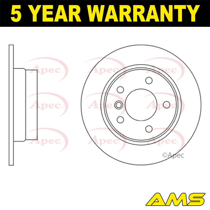 Fits BMW 1 Series 2004-2011 1.6 2.0 D Brake Disc Rear AMS 34216855001