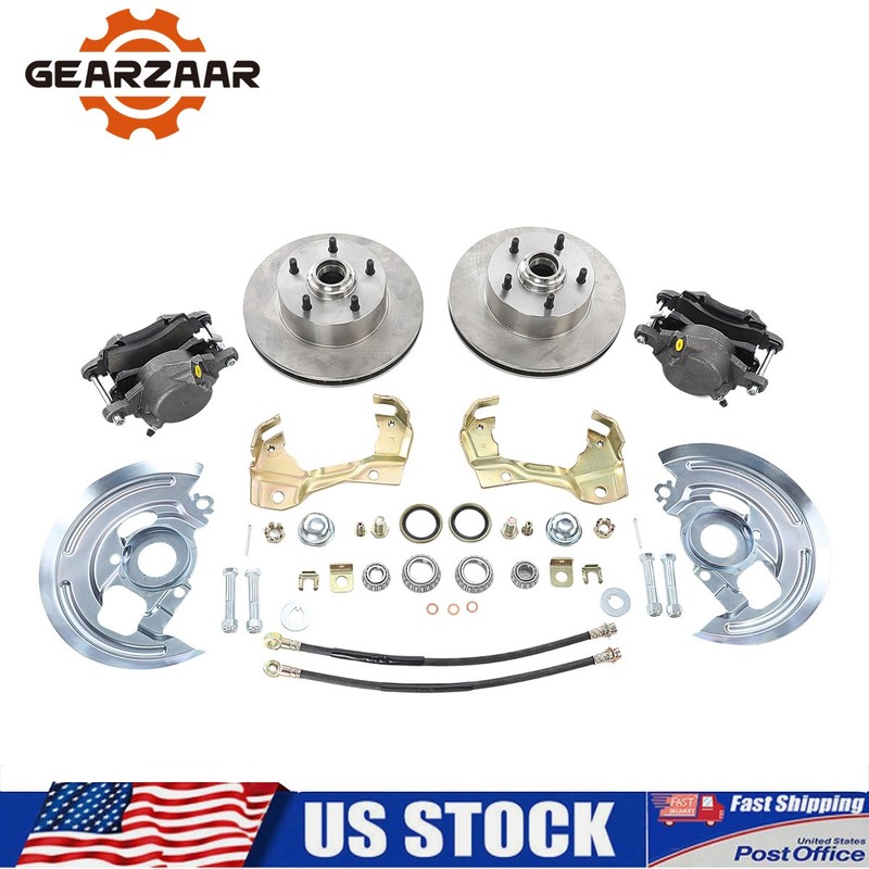 Front Disc Brake Conversion Kit for Deluxe Front Disc Brake Power Brake Booster