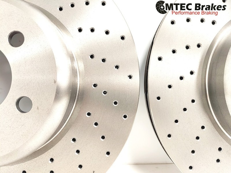 BMW F32/F33 428 430 435 440 Xdrive Front Performance Brake Discs Drilled 370mm gallery