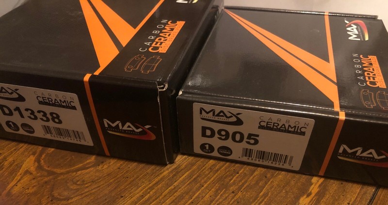 Front & Rear Max Performance Ceramic Brake Pads 2014 14 2015 15 Nissan Rouge Set gallery