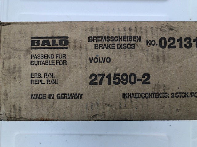 Volvo BALO Brake Rotors gallery