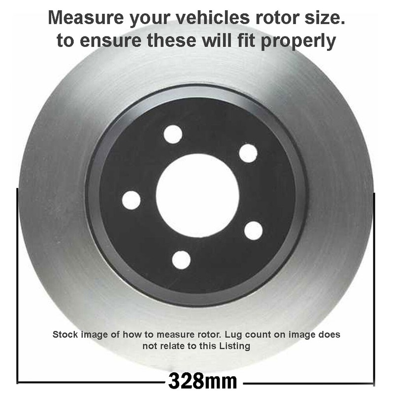 323mm Rear Brakes Rotors Brake Pads for Grand Caravan Journey Town & Country gallery