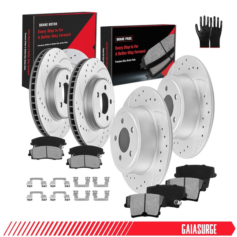 For Dodge Challenger Charger Chrysler 300 320mm RWD Front Rear Brake Rotors Pads