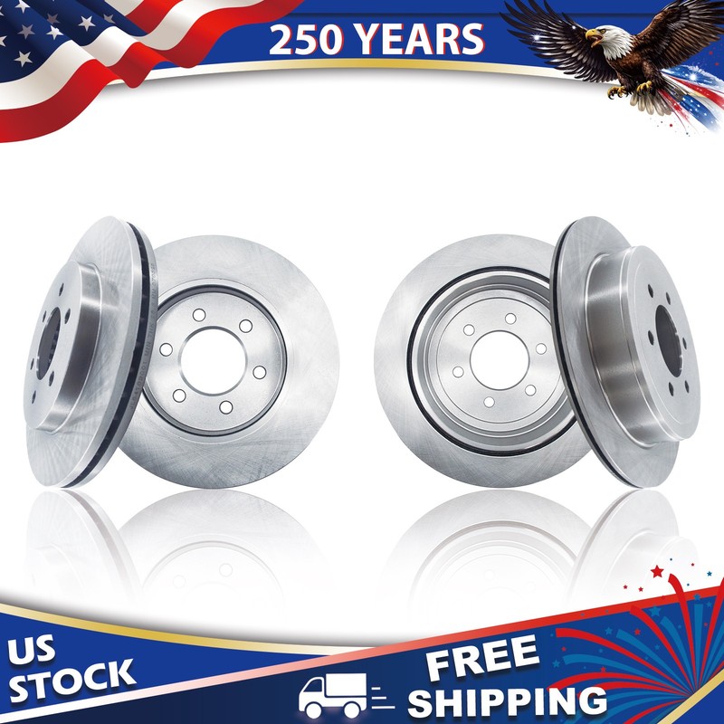 Front Rear Brake Rotors for LINCOLN MARK LT 2006 – 2008 & FORD LOBO 2004-2008