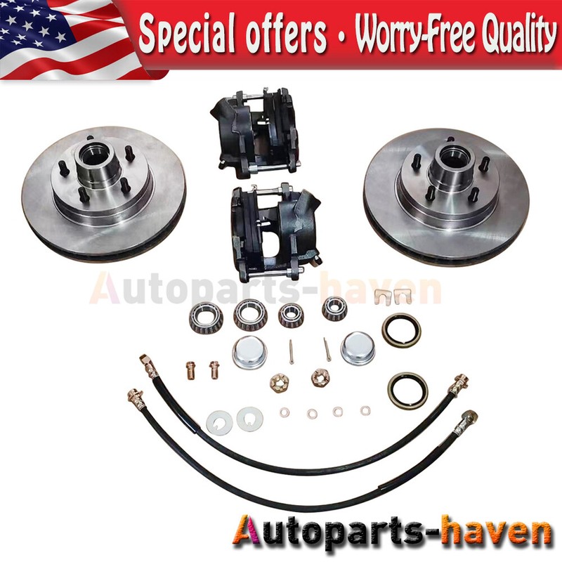 Disc Brake Spindle Component 1.25″Rotor For 73-87 Chevy C10 Gmc Squarebody 5 Lug