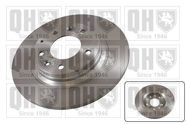 2x Brake Discs Pair Solid Rear 280mm BDC5397 Quinton Hazell Set GF3Y26251 New gallery
