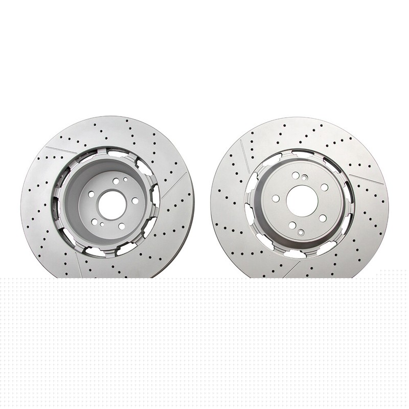 Front & Rear Brake Disc Rotors & Pads Fit 14-20 Mercedes Benz S63 & S65 AMG NEW gallery