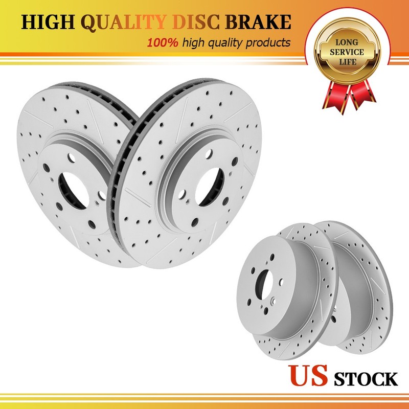 11.65” Front 11.34” Rear Disc Rotors for 2004 – 2006 2007 Toyota Highlander