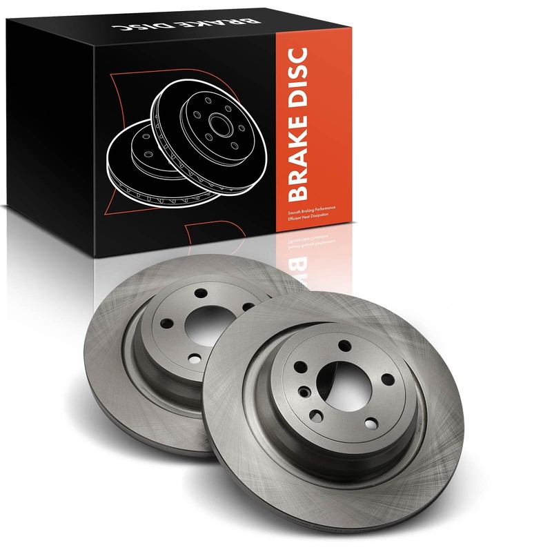 2x Rear Left & Right Disc Brake Rotors for Mercedes-Benz W166 ML250 ML400 GLE350