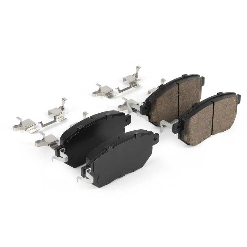 Front Brake Rotors & Ceramic Brake Pad w/Hardware for Nissan Altima 05-08 Maxima gallery