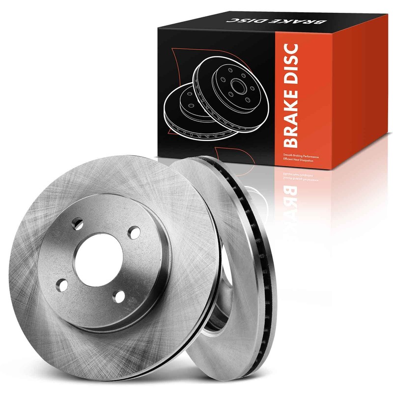 2pcs Front Left & Right Disc Brake Rotors for Chevy Cobalt Pontiac G5 Saturn Ion