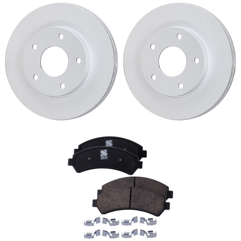 Front Brake Disc Rotors and Pads Kit for Chevy Olds S10 Pickup Chevrolet Blazer