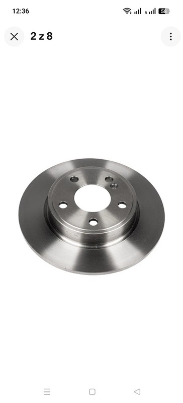 AU-BDI00122-A Rear Brake Discs 2 Pieces Pair 276mm Diameter Solid Braking Audura