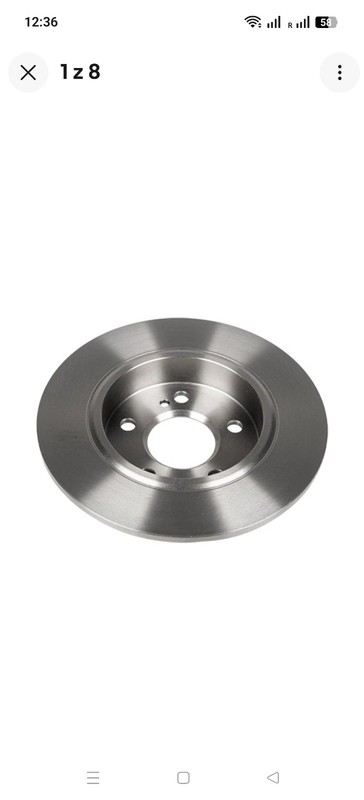 AU-BDI00122-A Rear Brake Discs 2 Pieces Pair 276mm Diameter Solid Braking Audura gallery