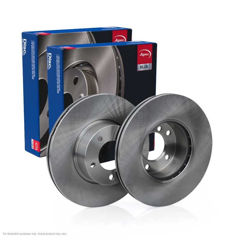 2x APEC Front Brake Discs for BMW 3 2007-18 312mm Vented SDK6294