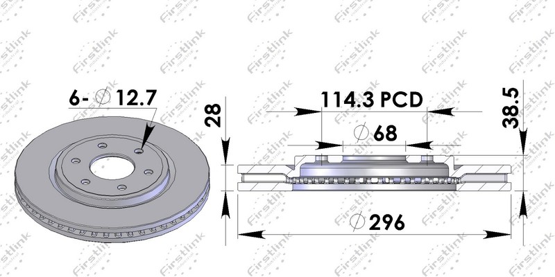 Nissan Front Brake Disc Pads Pathfinder 2.5 4.0 ATV SUV 2005 - 2015 16" Wheels gallery