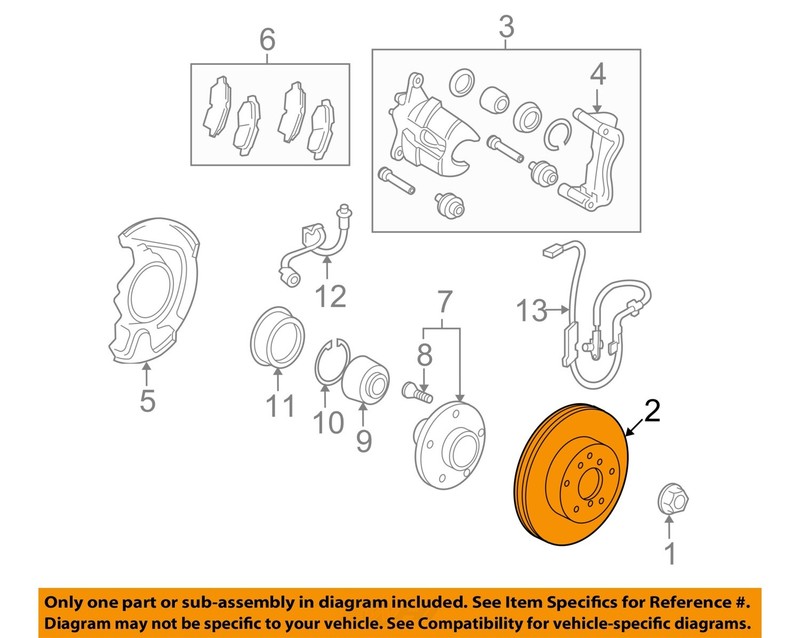 TOYOTA OEM 09-15 Venza Front Suspension Brake Components-Rotor 435120T010