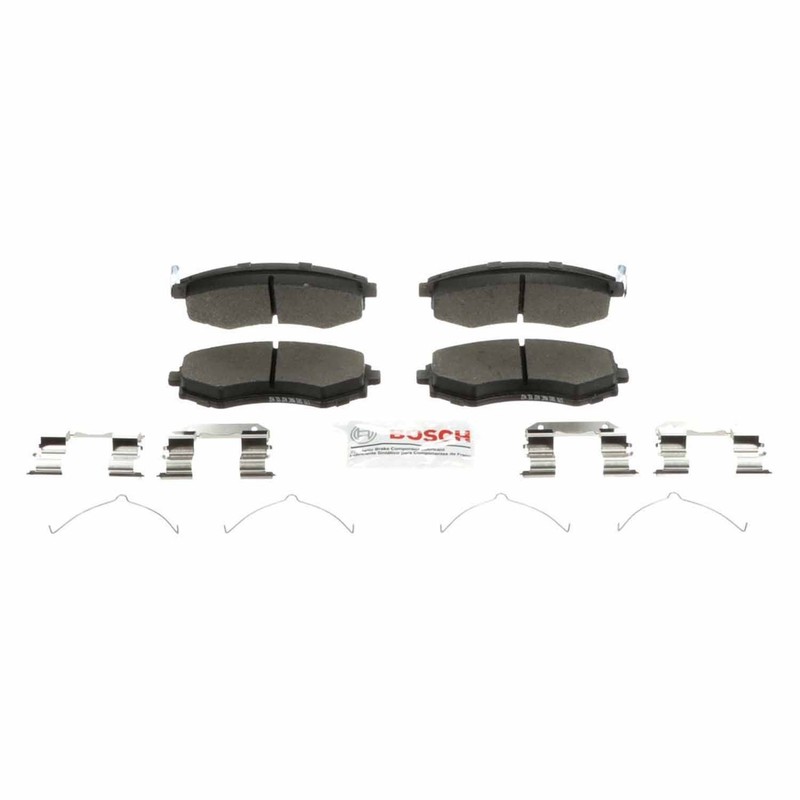 Bosch OEM Front Pads & Rear Shoes For 1996-2000 Hyundai Elantra 10 Yr Warranty