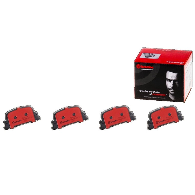 Brembo OEM Front & Rear Ceramic Brake Pads Kit For 2005-2010 Scion tC 9 Yr Warr. gallery