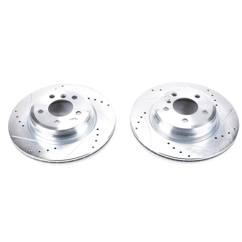 PowerStop Disc Brake Rotor Set – Fits BMW 328i 2016, BMW 328i xDrive 2015-2016,