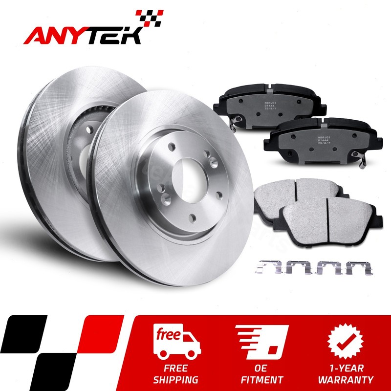 Front Brake Rotors & Brake Pads for 2011-2016 Kia Optima 2011-15 Hyundai Sonata