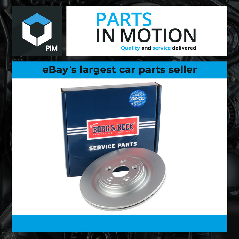 2x Brake Discs Pair Vented fits JAGUAR XF X250 3.0 Rear 08 to 15 326mm Set B&B