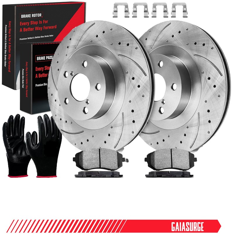 Front Brakes Rotors Ceramic Brake Pads Kits for Legacy Baja Forester WRX Subaru