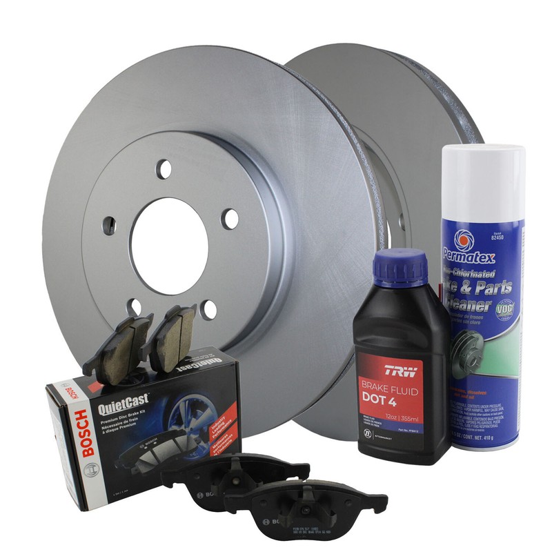 Front Brake Kit 303mm Rotors Bosch Ceramic Pads For Ford Escape Mercury Mariner