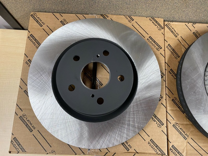 2019-2022 TOYOTA AVALON (EXC TRD) FRONT & REAR BRAKE KIT ROTORS TCMC PADS &SHIMS gallery