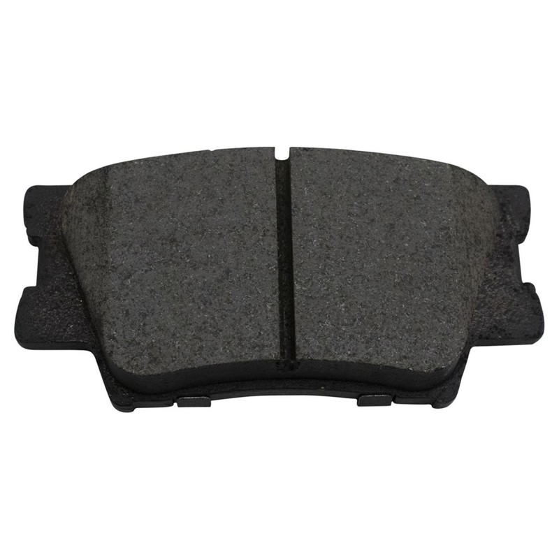 TRQ Rotor & Brake Pad Ceramic Performance Drilled Slotted Rear Kit w/Chemicals gallery