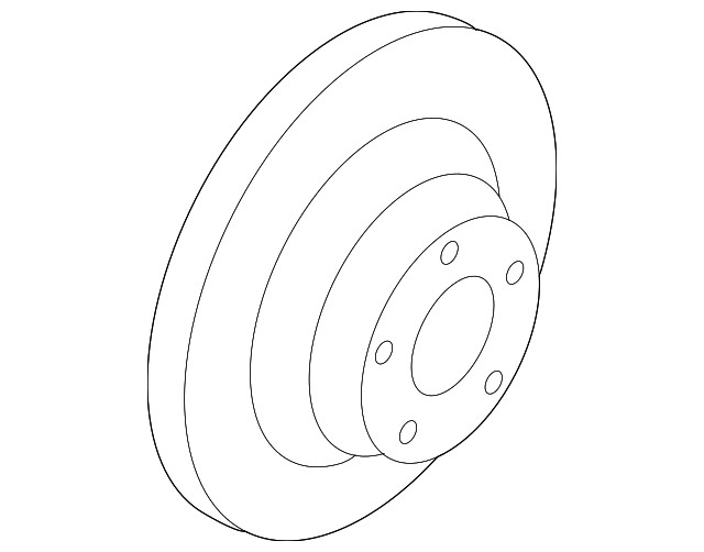 Genuine Mazda Disc Brake Rotor F152-26-251A