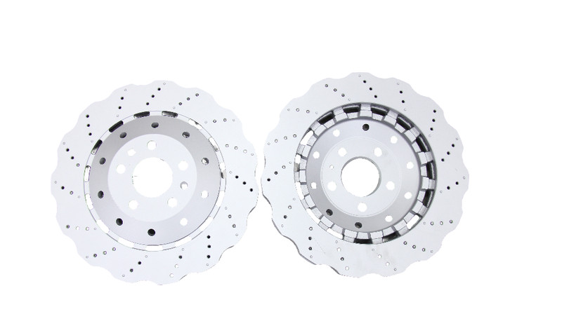 Front & Rear Brake Rotors #12065 For Lamborghini Huracan R8 NEW and High Quality gallery