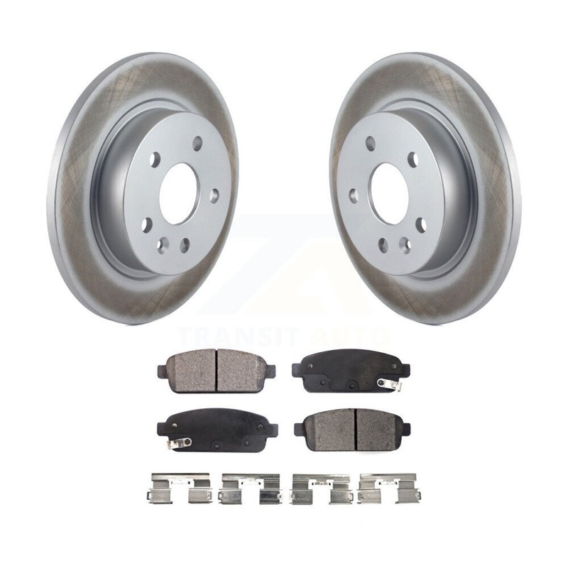 Coat Brake Rotor Semi-Metallic Pad Rear Kit For Chevrolet Cruze Trax Buick Sonic gallery