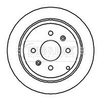 2x Brake Discs Pair Solid fits PEUGEOT 406 8B, 8C 3.0 Rear 96 to 04 290mm Set gallery