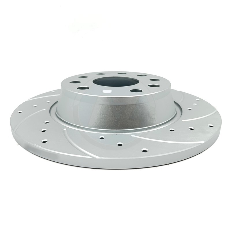 FOR AUDI Q2 40 TFSI 2017+ REAR DRILLED GROOVED DISCS BREMBO PADS 272mm x 10mm gallery