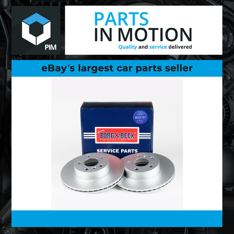 2x Brake Discs Pair Vented fits BMW 318D G20, G21 2.0D Front 2019 on 294mm Set