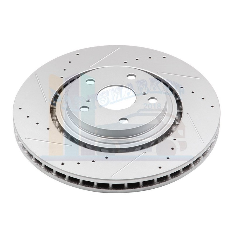 2X Front Brake Discs Rotors For 2008-2017 2018 Toyota Highlander Drill and Slot gallery