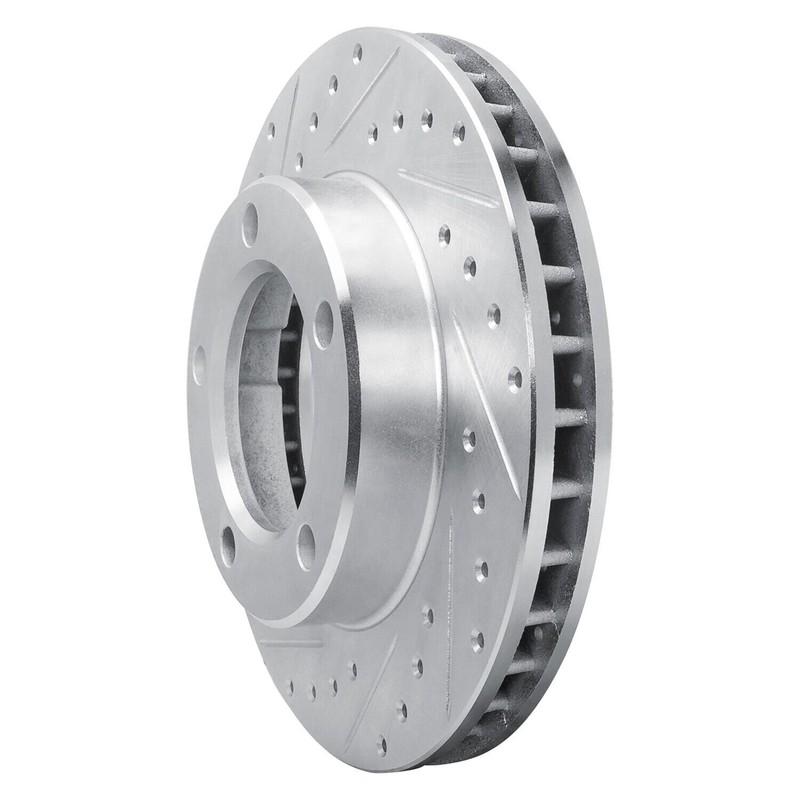 For Dodge Ramcharger 80-93 Brake Rotor eLINE Drilled & Slotted 1-Piece Front