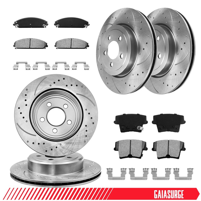 AWD Front Rear Brake Rotor Pads For Dodge Charger Challenger Magnum Chrysler 300
