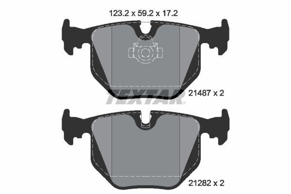 TEXTAR Brake Discs & Pads Rear Braking Service Set Fits Land Rover Range Rover gallery