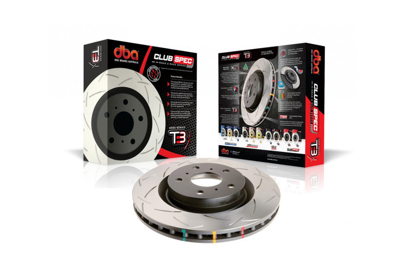 DBA 4000 Pair Slotted Rear Brake Rotors For Jeep 2012-2008 Grand Cherokee SRT-8 gallery