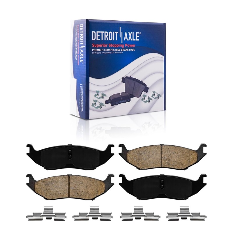 Front & Rear Disc Rotors + Brake Pads for Dodge Durango Ram 1500 Chrysler Aspen gallery
