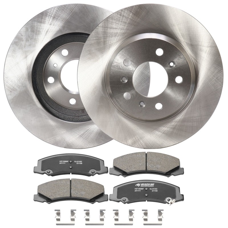 Rear Brake Rotors Ceramic Pad Fits 2004-2009 Lexus RX330 RX350 RX400h Highlander gallery