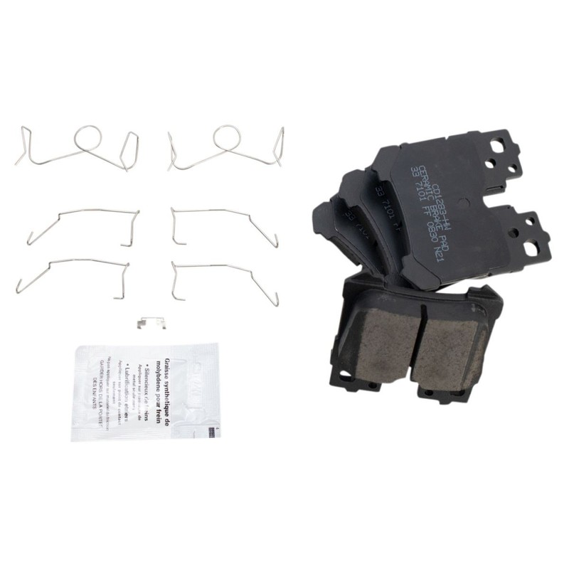TRQ Rear Ceramic Brake Pad & Rotor Kit Fits 2007-2016 Lexus LS460 gallery