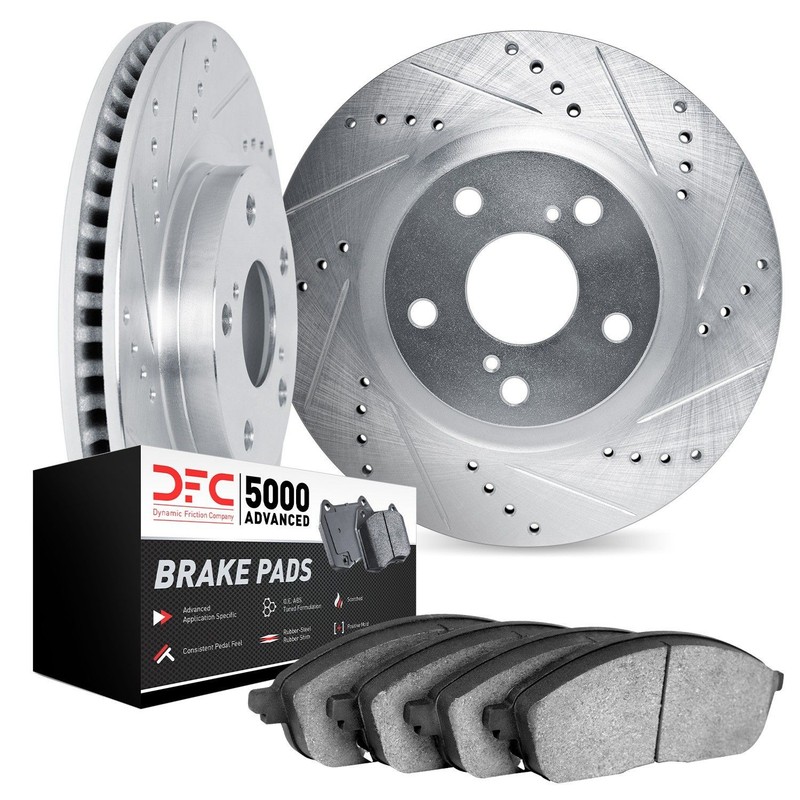 Dynamic Friction 7502-68002 Disc Brake Kit For 93-97 Infiniti J30 Q45