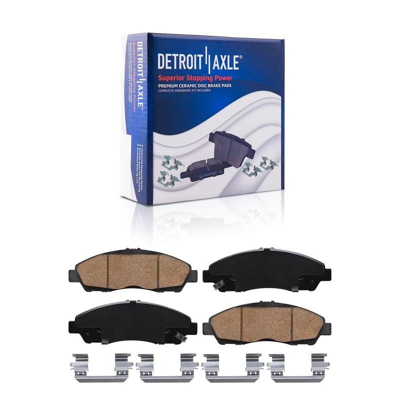 Front Drilled Brake Rotors and Brake Pads Kit for Traverse Acadia Enclave Blazer gallery