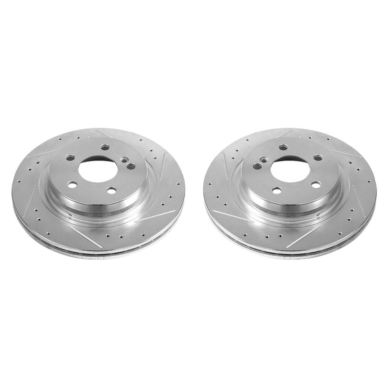 EBR1048XPR Powerstop Brake Discs 2-Wheel Set Rear RWD AWD for MB Mercedes Coupe